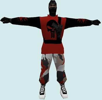 artic reskin (red and black)