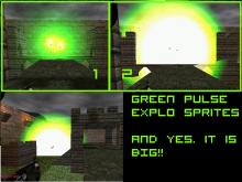 Green pulse explo sprite