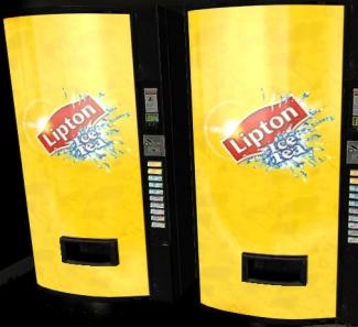 Lipton ice tea machine & bottle